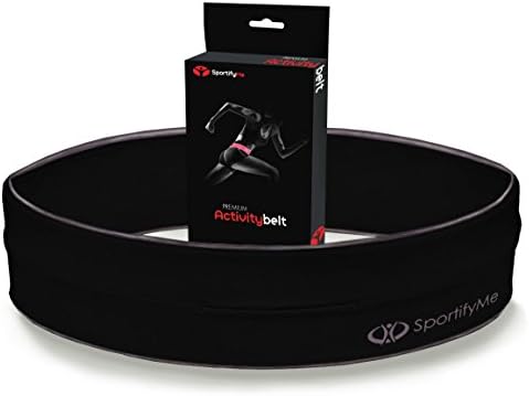 #1 Reflective Running Belt -Premium Runners Belt - Flip Band Workout Belt - ZIPPER option Fitness Belt Superior 2 iPhone Armband - Reflective Belt Piping &amp; Logo Running Waist Pack 4 keys,CC, Iphone 6