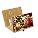 Produktbild Smartphone Bildschirmlupe Handyhalter Vergrößern Handy Lupe Bildschirm 3D 8" Premium Faltbarer Ständer Holz Handy Projektor for Samsung for iPhone Gift (Gold)