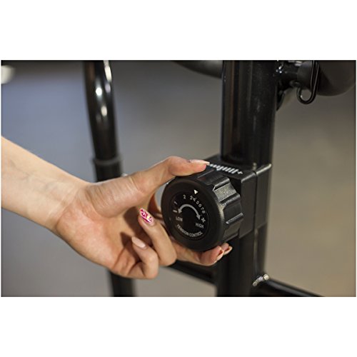 Fitkraft SLIMLINE Crosstrainer Ellipsentrainer mit Computer und Pulsmessung Schwarz Neue Modellnummer: FTKTORBMASL_Schwarz-grün_M - 13