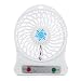 Produktbild sunnymi Schreibtisch USB Mini Fan/Tragbare Wiederaufladbare/LED-Licht/Klimaanlage/18650 Batterie/Einzigartig und Modisch (weiß)