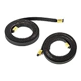 ancho: 6 mm Sovol impresora 3D 6 mm Goma Correa GT2 Dentada goma Cinturón para RepRap Prusa i3 Creality Ender 3 Eje Y 720mm + Eje X 765mm 2 Piezas