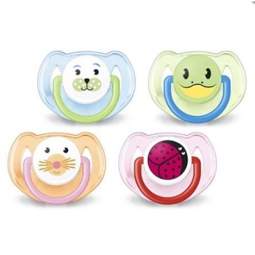 Philips AVENT SCF182/34 BPA-Free Animal Soothers (6-18 Months) (Set of 2) Designs May Vary