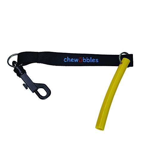 Preisvergleich Produktbild Kauknochen Rohr robust Kau mit Leine Gelb