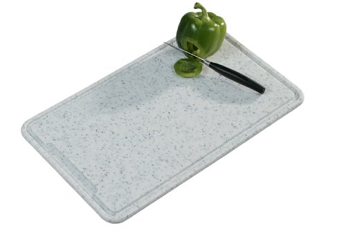 Kesper 30032 Tranchierbrett Kunststoff 49 x 30 x 1.5 cm, marmoriert