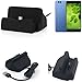 Produktbild Dockingstation für Huawei Nova 2 Plus, schwarz | Ladestation inkl. USB Typ C zum Laden und Synchronisieren, Dock Ladegerät Tischladestation - K-S-Trade(TM)