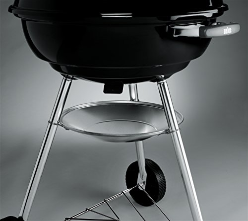 Weber 1321004 Compact Kettle, Holzkohle-Kugelgrill 57 cm, Schwarz - 6
