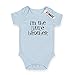Ryware I'm The Little Brother Cute Baby Grow (3-6 Months) Baby Blue