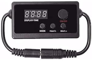 DONGKER Timer Acquario,100W 36V Illuminazione Temporizzata per Acquari Dimmer LED Elettronica per Acquario Controllo Illuminazione