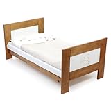 BABY VIVO Kinderbett / Juniorbett 140 x 70 cm – Teddy - 3