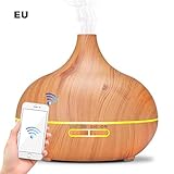 Ultra silencioso y seguro: con la tecnología de ultrasonido, el difusor es muy silencioso cuando funciona. Cuando se relaja, puede brindarle un ambiente saludable que le brinda una buena calidad de sueño. Además, cuando no se detecta más agua o agua, el difusor se apaga automáticamente para garantizar la seguridad.