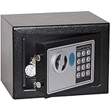 Phoenix 701BEB - Caja fuerte (cierre electrónico de seguridad, 4 L, 5 kg, 23 x 17 x 17 cm)