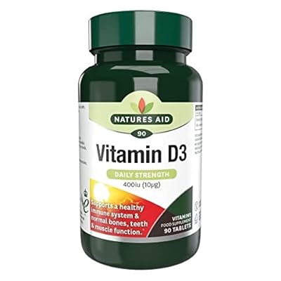 Natures Aid Vitamin D 10ug - Pack of 90 Tablets