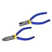 Produktbild Montstar 2 Stück Mini Zangen Set | Schmuckhersteller | Uhr Maker Plier 4.5 "(112 mm) - Mini Top Cutter Zange & Mini Flach Nase Zange mit zwei Farbe Soft Pvc gepolsterte Griffe