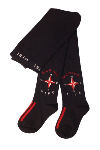 Weri Spezials Baby and Children Tights, Color:Marine," Marine life", Size: 3-4 years (98/104)