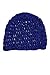 THICK HAIR NETS ELASTICATED SNOOD 1940s STYLE ONE SIZE FITS ALL (Blue)