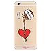 Produktbild BubbleGum® Funny Food Schutzhülle für iPhone-Modelle, TPU / Silikon, Chocolate Heart, iPhone 5 5s 5se