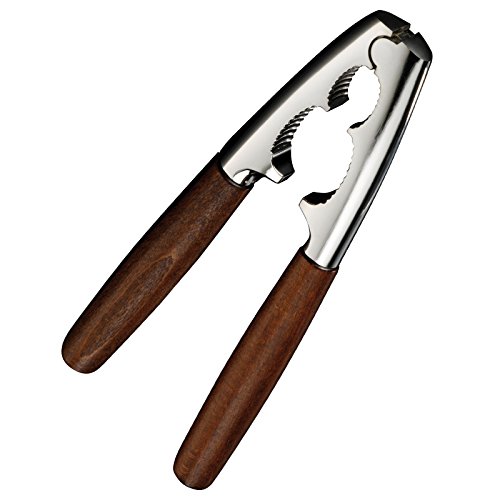 Westmark Nussknacker, Poliert, Zinkdruckguss, Holzgriffe, Länge: 18,1 cm, Estetico, Silber/Braun, 16805580 - 2