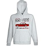 abarth engine size  Teesandengines Men\'s FIAT 131 Abarth STRADALE Grey Hoodie Size XXLarge
