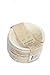 Produktbild Ecolife Premium 15 cm Schüssel rund natur Areca Palm Leaf Teller,, umweltfreundlich und Einweg für Home und Catering, Paket von 25
