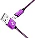 Price comparison product image Amazing 3M Super Fast Long 3m BRAIDED CHARGING DATA LIGHTNING CABLE for IPHONE 8 X 7 Plus 6 5 SE AIR Purple Color