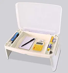 AVIAXO Foldable laps, Portable Laptop Desk, Breakfast Bed Table, Serving Tray with Additional Storage Space for Books, Files, docs, School Supplies and More, for Children and Adults, Lap desks