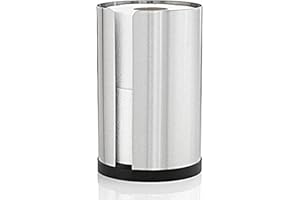 Blomus Nexio da pavimento acciaio inox – Supporto per carta di bagno, 137 mm, 137 mm, 220 mm