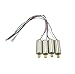 Produktbild Fytoo 4pcs Motor mit Messing Getriebe für Hubsan X4 H502S H502E H216A RC Quadcopter Ersatzteile,2pcs CW Motor+2pcs CCW Motor