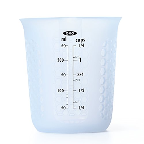 OXO Good Grips Messbecher, Silikon, transparent, 250 ml