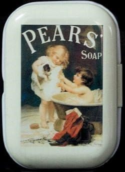 Motiv Tin Pears Soap Kids Bath Mint Box Pill Box Pill Box Mint Box Small Money Box