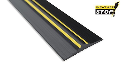 Joint d'étanchéité pour garage WS003-252 par Weather Stop - 21,1 cm x 20 mm - Noir