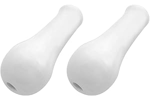 ARCO HERRAJES ARCO · Set de 2 Recambios de Porcelana para Manillas de Puerta - Renueva tus Manillas Fácilmente