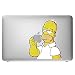 Produktbild Incutex MacBook 13" 15" Air - Pro - Retina, Aufkleber "Simpson", Sticker, Cover, selbstklebendes Vinyl Material farbig Farbe, Abziehbild, Skin, MacBook Decal