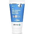 The Derma Co 2% Sali-Cinamide Anti-Acne Face Wash | With 2% Salicylic Acid & 2% Niacinamide I Treats Active Acne & Fades Acne Marks I For Oily & Combination Skin I Power of 2 Actives - 150ml