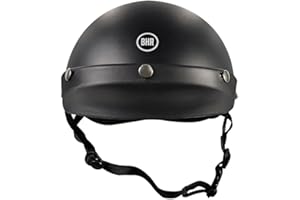 BHR Casco per Bici, Monopattino e Scooter Elettrici LIPARI - Casco a Scodella Vintage Omologato e Made in Italy - Casco per Bicicletta, MTB, BMX, Skateboard, Pattinaggio
