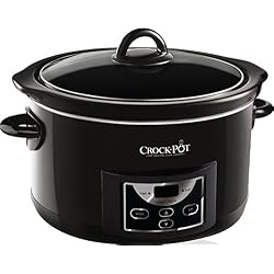 Crock-Pot SCCPRC507B-050 - Olla de cocción lenta digital de 4.7 L, color negro