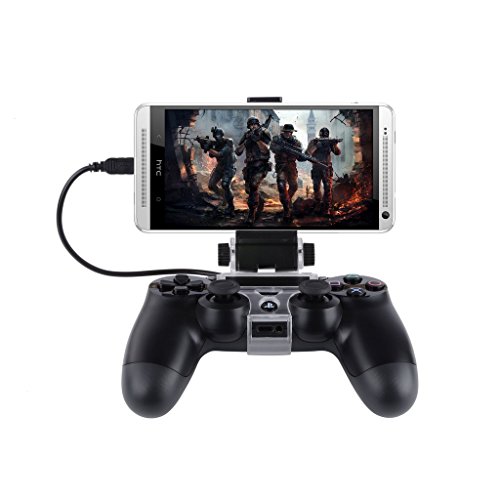Preisvergleich Produktbild Verstellbar Handyhalter für Sony PlayStation 4 PS4 Dualshock controller für Iphone SAMSUNG LG HTC SONY