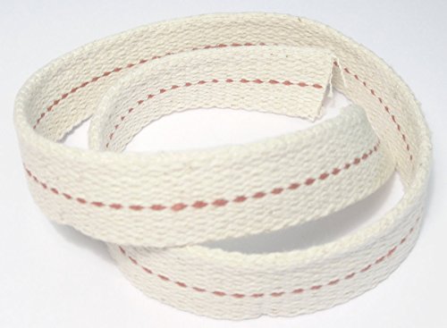 Docht 20 mm breit, 0,5 m lang, für Petroleumlampe SAMPAN II und andere Petrolemlampen und Öllampen