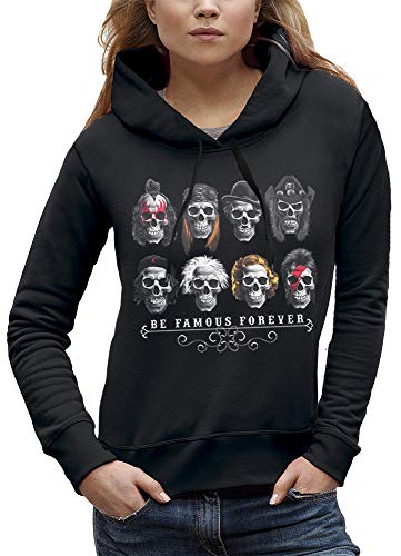 PIXEL EVOLUTION Kapuzenpullover BE Famous for Ever Damen - größe L - Schwarz