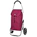 Produktbild Playmarket Einkaufstrolley Go Two in Polyester, Edelstahl 65x35x35 cm, lila, 24915/216