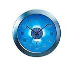 wanduhr beleuchtung  Funkuhr Funk- Wanduhr mit Beleuchtung DCF Signal Funkuhr mit Lichtsensor Uhr Dämmerungssensor Funkwanduhr Funk Wanduhr Bürouhr für Innen Außen Ziffernbeleuchtung Funkuhrwerk Große Ziffern Blaues Licht Uhr Nachtleuchtend