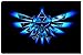 Produktbild Dark Hyrule Emblem , Zelda Motiv auf Leinwand im Format: 100x70 cm. Hochwertiger Kunstdruck als Wandbild. Billiger als ein Ölbild! ACHTUNG KEIN Poster oder Plakat!