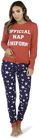 Official Nap Uniform Blue Red Stars Pyjamas Ladies PJs (Medium 12-14)