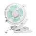 Produktbild SHOPBIBLES Portable Mini Tischventilator USBbetriebt Clip on Ventilator Desk Kühlung für Kinderwagen und Auto