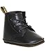 Dr. Martens Crib Bootsie Auburn Black Leather - 2 crib UK