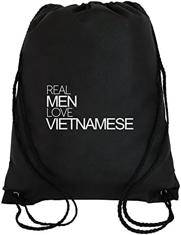 Idakoos Real men love Vietnamese - Languages - Sport Bag