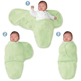 SwaddleMe 10512 – Neugeborenes/Baumwolle – Ganzkörper-Pucksack ist ideal bei Schreibabys Small grün - 3