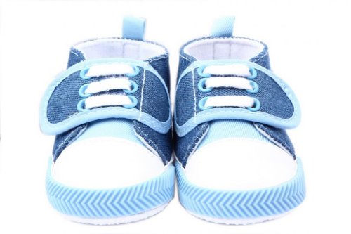 Bigood Baby Toddler Airplane Anti-Slip Shoes First Walker Sneakers 13cm Skyblue