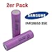 Produktbild 2x Samsung INR18650-35E - Akku - (3500mAh/3,7V) - Sub Ohm Werkzeug Dampfer E-Zigarette Flat Top