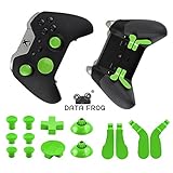 Reemplace sus pulgares y D-pads de control inalámbrico de Xbox One Elite y bloqueos de gatillo. Si tiene un controlador de Xbox, puede obtener un controlador de élite Xbox después de reposicionar estas partes.