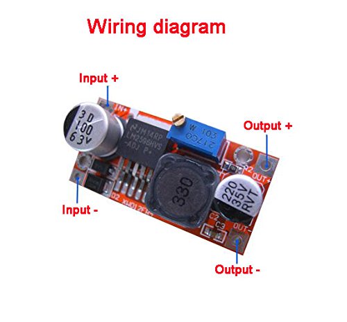 Aihasd LM2596HV DC-DC 4.5-60V Bis 3-35V Adjustable Step-down Converter Power Supply Modul - 6